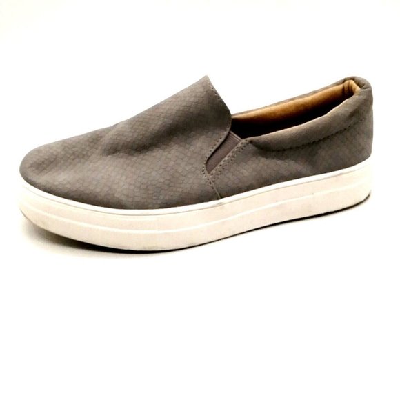 Soda Womens Loafer Sneaker Gray Flat Heel‎ Round Toe Cushioned Insole Sz 10 M - Picture 1 of 9